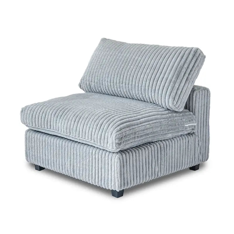 157.48 Canapé sectionnel modulaire, canapé-lit moderne à assise profonde pour salon