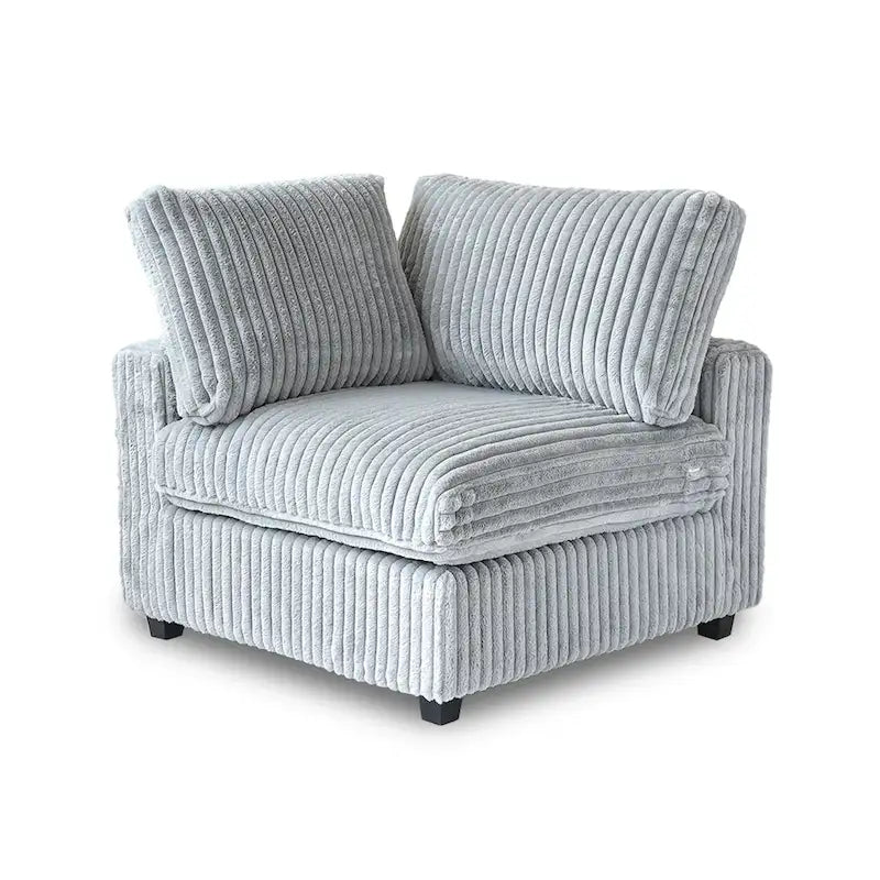 157.48 Canapé sectionnel modulaire, canapé-lit moderne à assise profonde pour salon