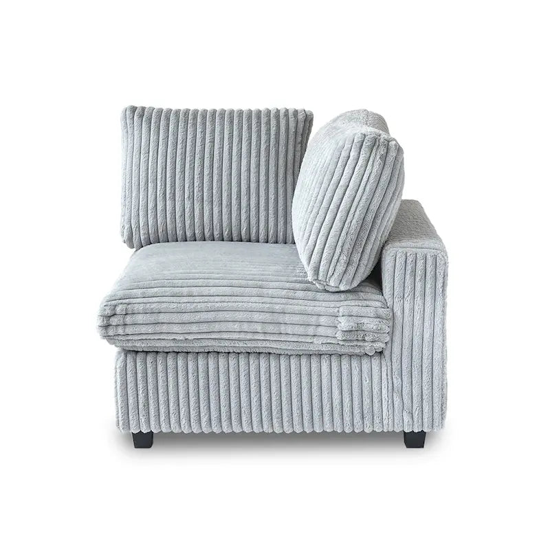 157.48 Canapé sectionnel modulaire, canapé-lit moderne à assise profonde pour salon