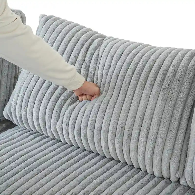 157.48 Canapé sectionnel modulaire, canapé-lit moderne à assise profonde pour salon