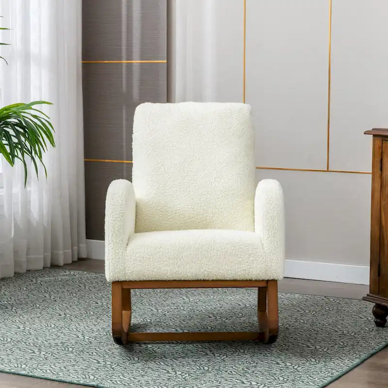 Transat pour bébé, style médiéval-moderne, avec dossier haut rembourré en tissu