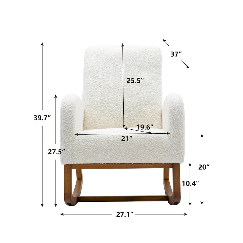 Transat pour bébé, style médiéval-moderne, avec dossier haut rembourré en tissu