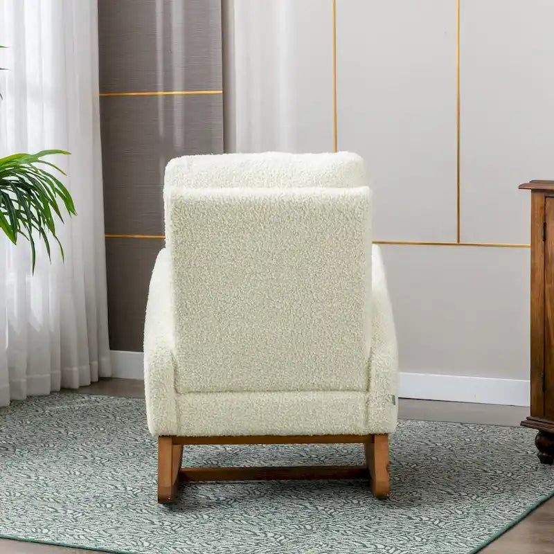 Transat pour bébé, style médiéval-moderne, avec dossier haut rembourré en tissu