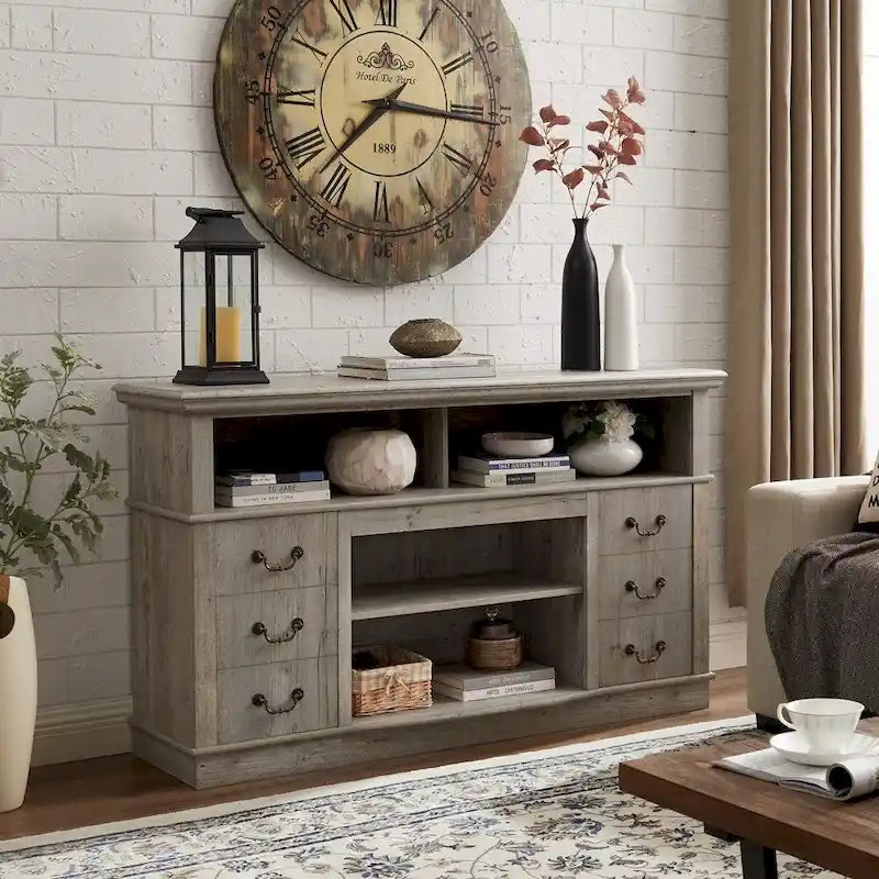 Meuble TV traditionnel de 60 pouces