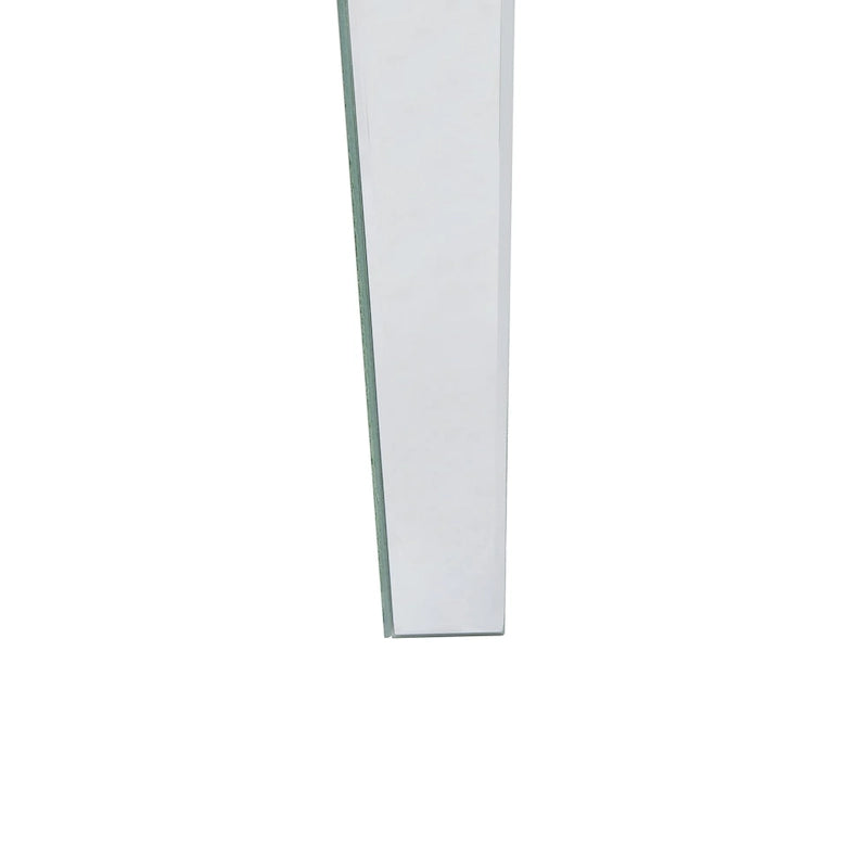 Bureau miroir argenté - trois tiroirs avec intérieur en velours