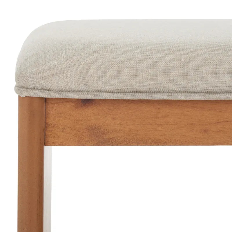 Banc à étagères ouvertes avec coussin