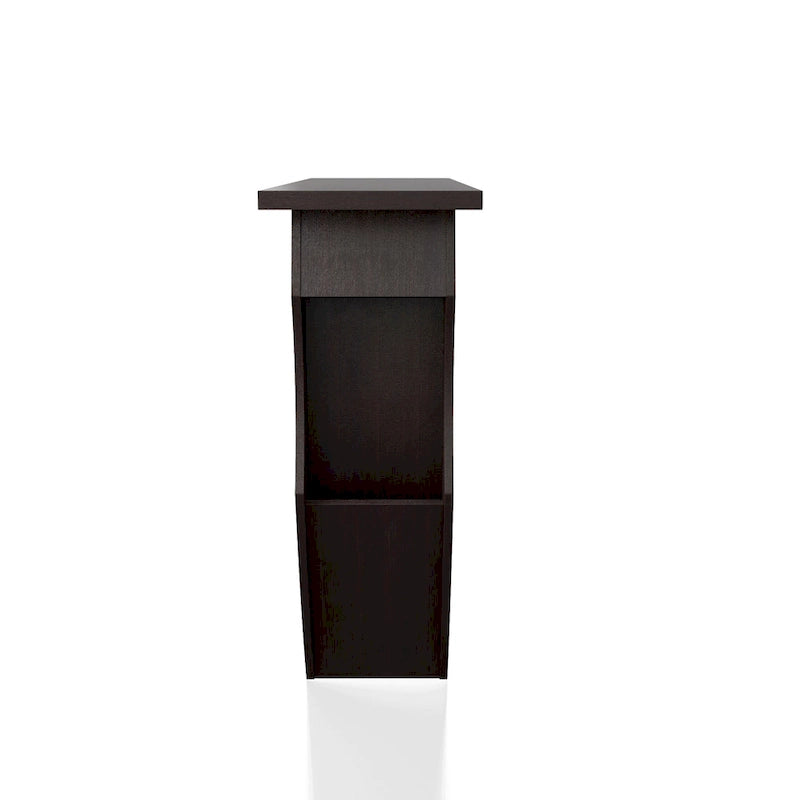 Console en noyer moderne avec un tiroir de 99 cm