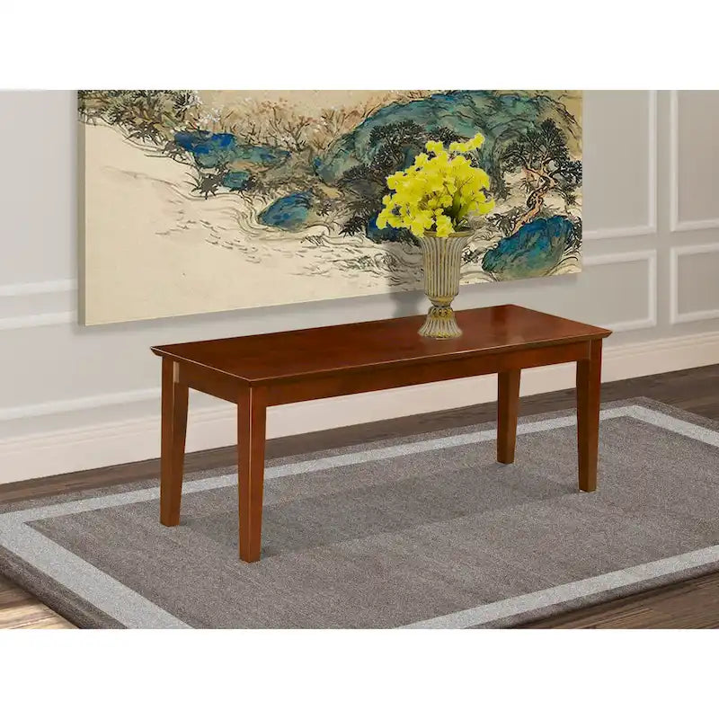Banc de salle à manger East West Furniture avec siège en bois