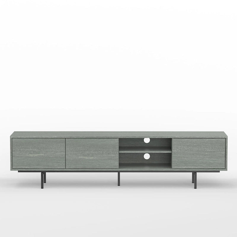 Meuble TV console bas, style Mid-Century Modern