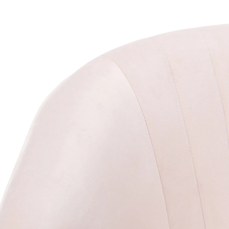 Fauteuil d'appoint dossier haut en velours