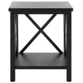 Table d'appoint à croix dorsale blanche