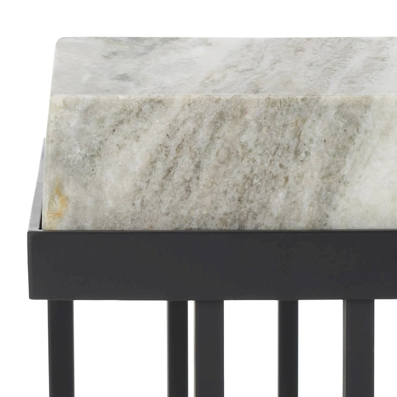 Table d'appoint rectangulaire - 19 L x 13 P x 22 H - 19Lx13Px22H