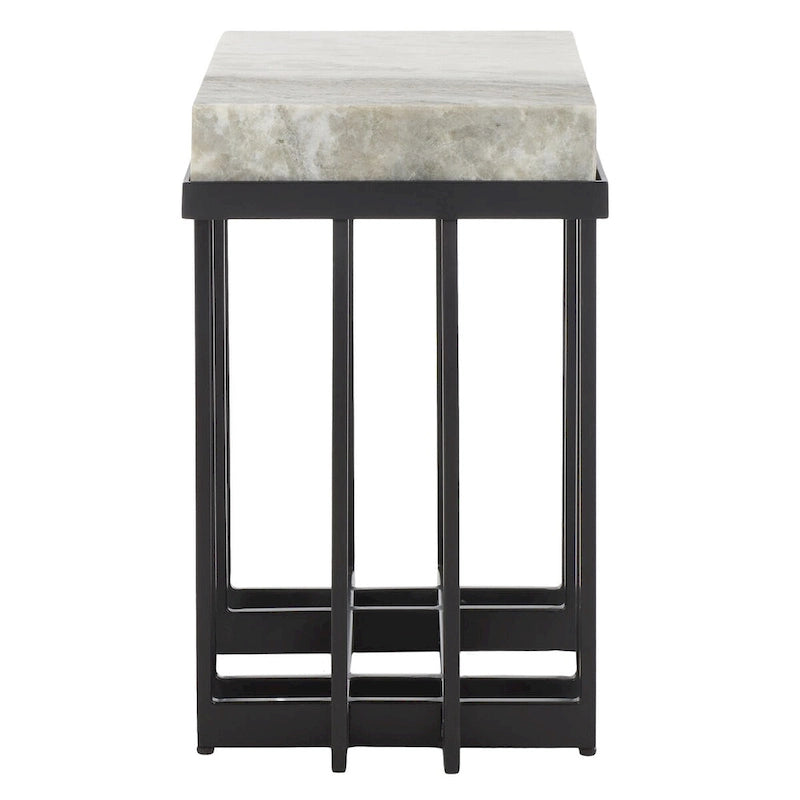 Table d'appoint rectangulaire - 19 L x 13 P x 22 H - 19Lx13Px22H