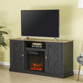 Meuble TV de 54 pouces avec foyer électrique