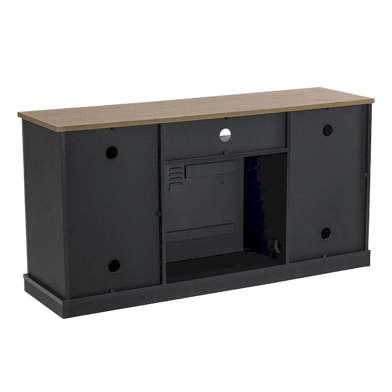 Meuble TV de 54 pouces avec foyer électrique