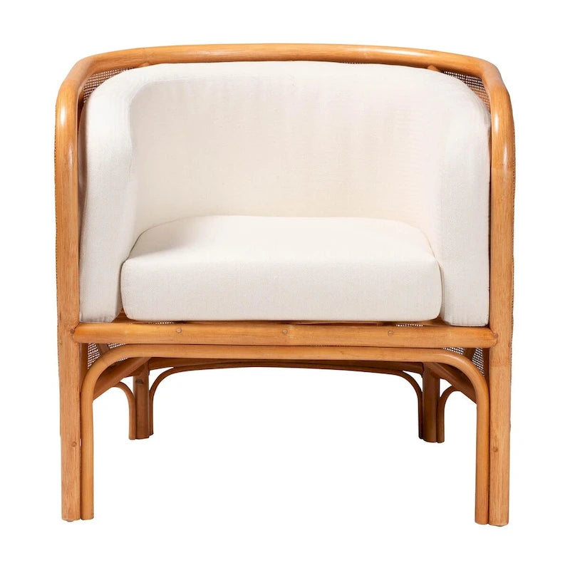 chaise longue en rotin