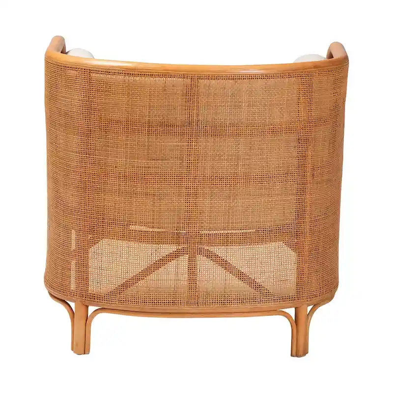 chaise longue en rotin