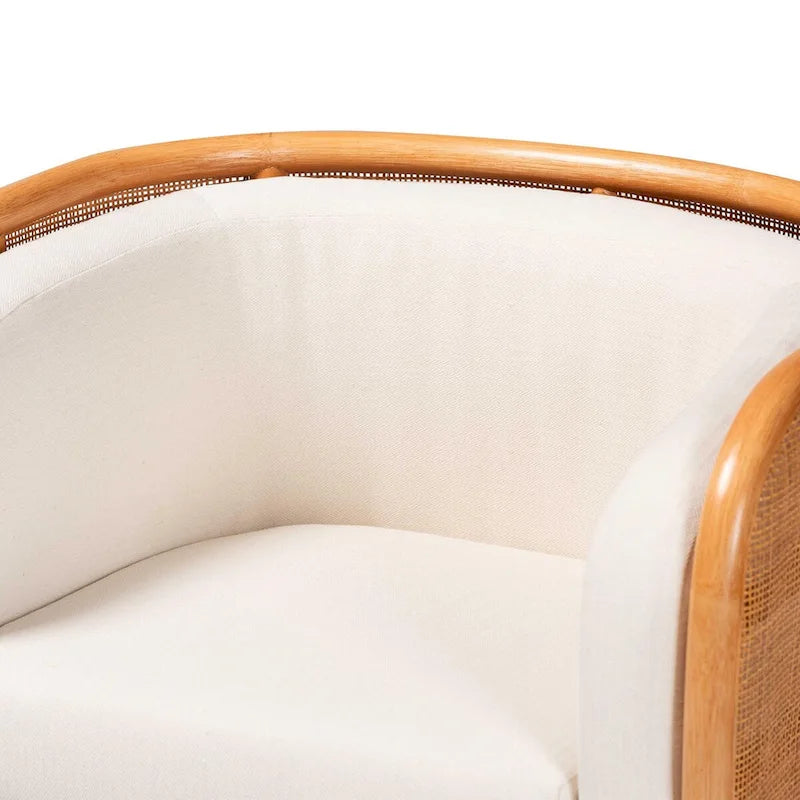 chaise longue en rotin